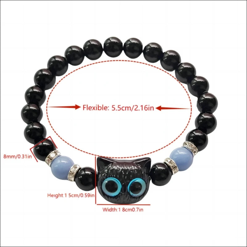 Breaded Luminous Cat Bracelet!!