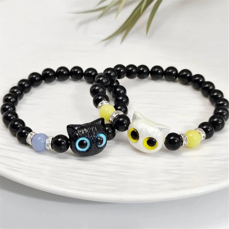 Breaded Luminous Cat Bracelet!!