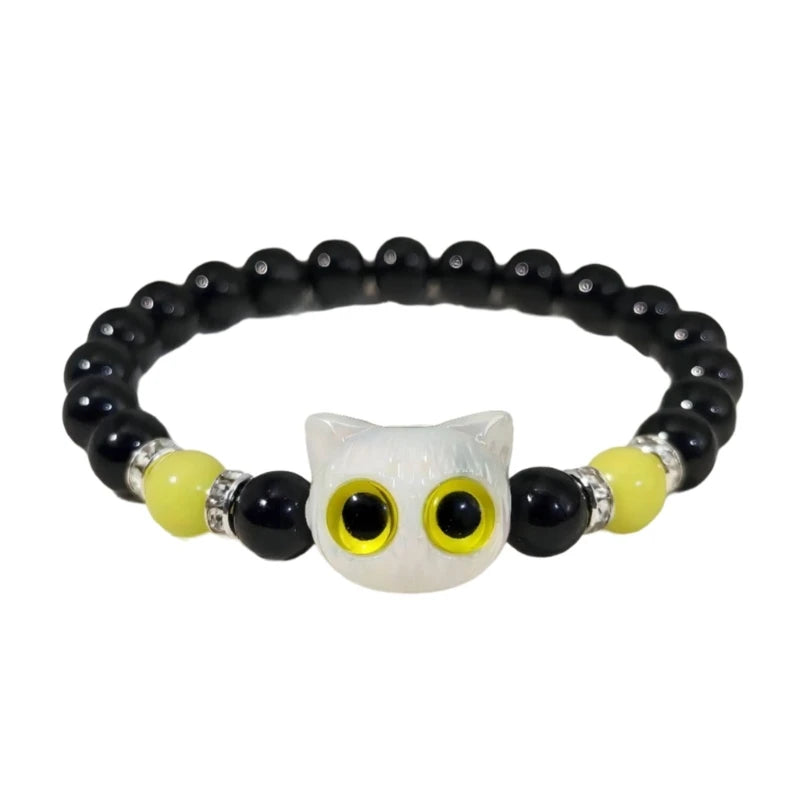 Breaded Luminous Cat Bracelet!!